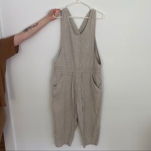 Not Perfect Linen Overalls